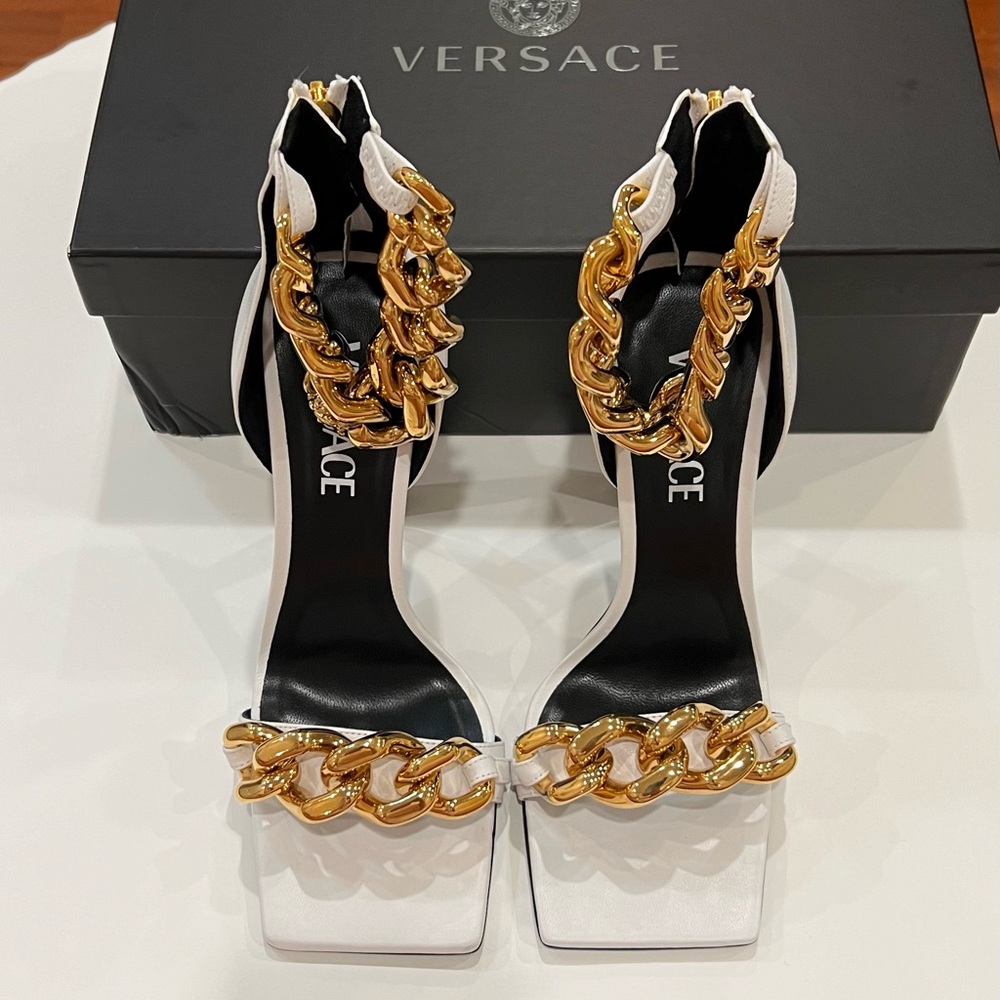 Versace Medusa Chain Women’s Sandals size 39